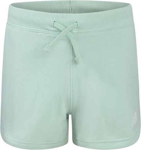 New Balance Girls Shorts - Pull On Athletic Fleece Running Shorts with Pockets and Elastic Waistband (Sizes: 7-12) in Saudi Arabia