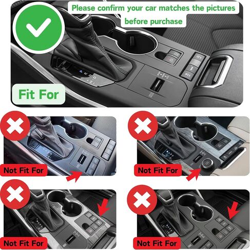 ABS Carbon Fiber Style Accessories Exterior Door Handle Cover Trim Strip Sticker Compatible with Toyota Highlander 2020-2022 Hybrid Platinum (Door Handle Cover) in Saudi Arabia