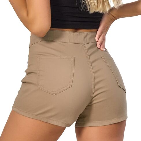 VIPONES Jeans Shorts Womens High Waisted Stretchy Sexy Butt-Lifting Hot Denim Shorts in Saudi Arabia