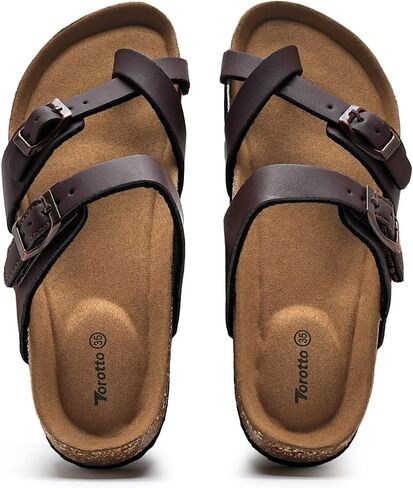 Torotto Boys Girls Girls with Cork Footbed Buckle القابل للتعديل in Kuwait
