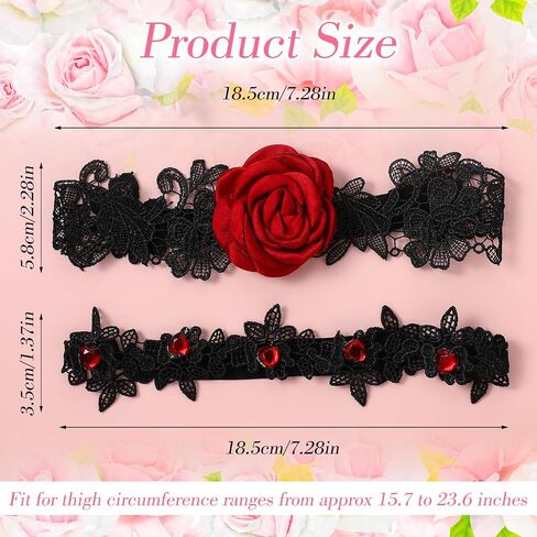 Giantree Wedding Salters for Bride ، 2 PCS Rose Lace Hosth مع Resid in Saudi Arabia