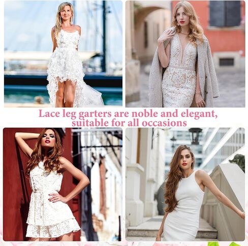 Giantree Wedding Salters for Bride ، 2 PCS Rose Lace Hosth مع Resid in Saudi Arabia