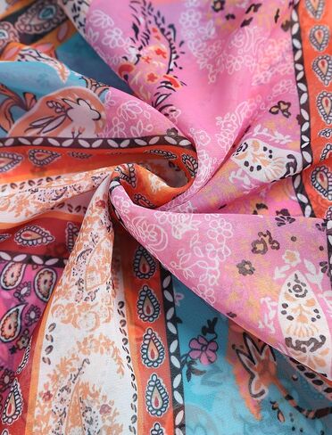 Zaful Boho Beach Covers ups for Women Sarong Coverups sheer bikini chiffon لفان تنانير لملابس السباحة in Kuwait