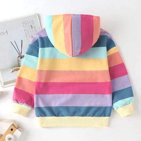 Julerwoo Toddler & Girls Pink Sweatshirt Hoodie Tie dye Printed Cotton Sweatshirts Pullover Tops in Kuwait