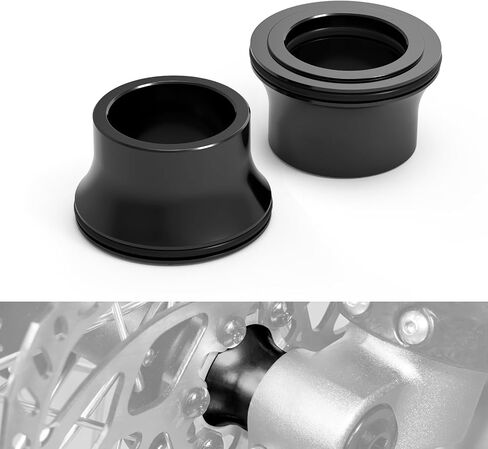Black Front Wheel Hub Spacer Bushing Collars O-Ring Compatible with Surron Light bee X/S/ L1E CNC Aluminum Front Wheel Spacer Kit Compatible with Segway X160 X260 in Kuwait