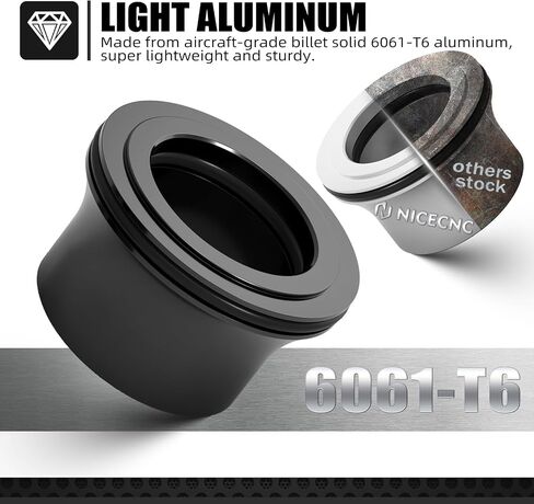 Black Front Wheel Hub Spacer Bushing Collars O-Ring Compatible with Surron Light bee X/S/ L1E CNC Aluminum Front Wheel Spacer Kit Compatible with Segway X160 X260 in Kuwait