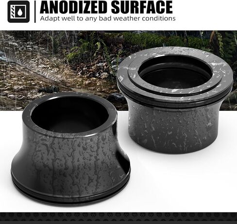 Black Front Wheel Hub Spacer Bushing Collars O-Ring Compatible with Surron Light bee X/S/ L1E CNC Aluminum Front Wheel Spacer Kit Compatible with Segway X160 X260 in Kuwait