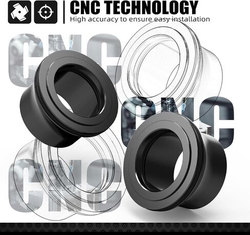 Black Front Wheel Hub Spacer Bushing Collars O-Ring Compatible with Surron Light bee X/S/ L1E CNC Aluminum Front Wheel Spacer Kit Compatible with Segway X160 X260 in Kuwait