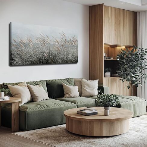 GAIDUOMAI Seascape Wall Decor Modern Artwork Office Sea Bird Painting Sandbeach Canvas Wall Prints 24x48 Inch Bedroom Decorations Ready to Hang in Saudi Arabia