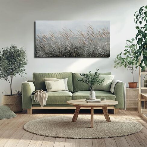 GAIDUOMAI Seascape Wall Decor Modern Artwork Office Sea Bird Painting Sandbeach Canvas Wall Prints 24x48 Inch Bedroom Decorations Ready to Hang in Saudi Arabia