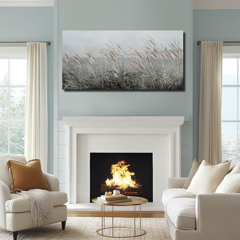 GAIDUOMAI Seascape Wall Decor Modern Artwork Office Sea Bird Painting Sandbeach Canvas Wall Prints 24x48 Inch Bedroom Decorations Ready to Hang in Saudi Arabia