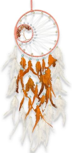 Blue Dream Catchers Luminous Dream Catcher for Boys Girls Kids Bedroom Handmade Nature Feather Decor Wall Hanging in Kuwait