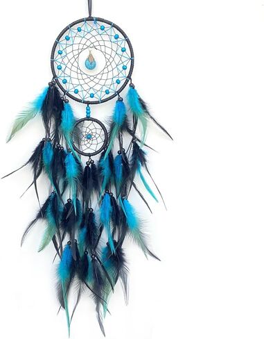 Dream Catcher for Wall Decor Handmade Hanging Crafts Colorful Feather Wall Art Ornaments Dreamcatcher for Bedroom Adult Teen Festival Gifts in Saudi Arabia