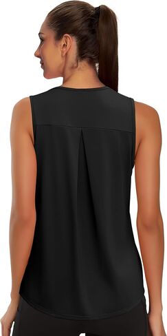 WIHOLL Workout Tops for Women Summer Athletic Tank Tops Sleeveless Shirts Beach Lightweight Gym Clothes in Kuwait