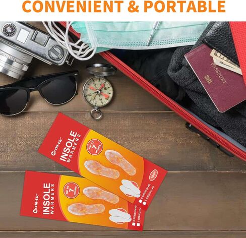 MR.ICE Toe & Insole Feet Warmers - Disposable, Air Activated, Long Lasting Hot Warmers in Kuwait