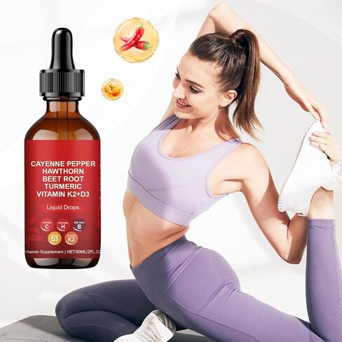 (1 Bottle) Natural Extracts, Aeluro Cayenne Pepper Drops, Cayenne Pepper Liquid Drops, Suitable for Men and Women in Saudi Arabia