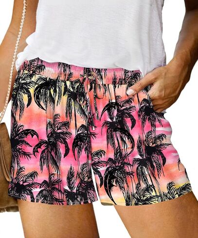 TIYOMI Plus Size Shorts for Women Drawstring Pants Elastic Waist Pocketed Summer Shorts XL-5XL in Kuwait