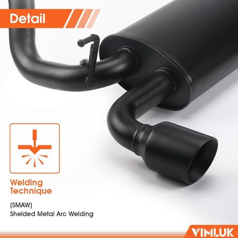 409 Stainless Steel Rear Exhaust Muffler Compatible for 2006-2011 Honda Civic 1.8L and 2006-2011 Honda Civic Hybrid Sedan 1.3L-Including Gasket and Bolt kit Part Number:18307-SNA-A01(VK-HC01) in Saudi Arabia