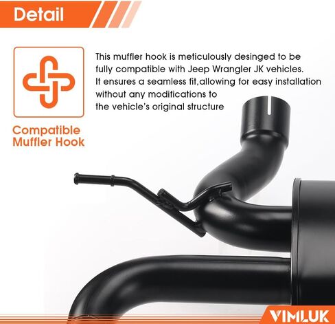 409 Stainless Steel Rear Exhaust Muffler Compatible for 2006-2011 Honda Civic 1.8L and 2006-2011 Honda Civic Hybrid Sedan 1.3L-Including Gasket and Bolt kit Part Number:18307-SNA-A01(VK-HC01) in Saudi Arabia