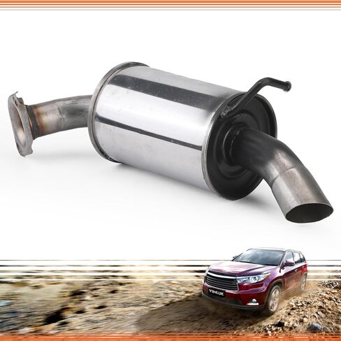 409 Stainless Steel Rear Exhaust Muffler Compatible for 2006-2011 Honda Civic 1.8L and 2006-2011 Honda Civic Hybrid Sedan 1.3L-Including Gasket and Bolt kit Part Number:18307-SNA-A01(VK-HC01) in Saudi Arabia