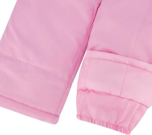 TODDLER GIRLS ZIP-FRONT COLOR BLOCK JACKET AND OVERALL SNOW PANT in Kuwait