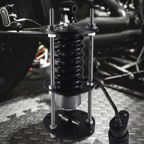 Strut Compressors Shock Spring Compression Tool For Harley M8 Shock Extensions Lift Kits Softail Lowering Kit Low Rider S Street Bob Fat Boy Fat Bob Breakout Sport Glide Deluxe pre-load adjuster in Kuwait