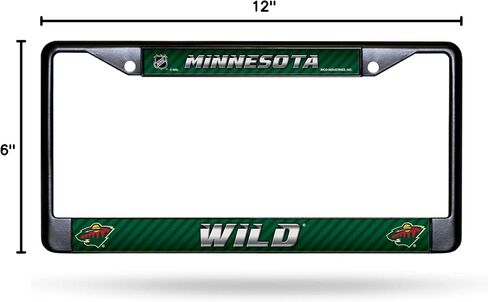 Rico Industries NHL Tampa Bay Lightning Standard Chrome License Plate Frame, Multicolor, one Size in Saudi Arabia