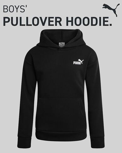 Hoodie Puma Boys - Fleece Pullover Performance Athletic Performance Small Chest Logo Shirt for Boys (الأحجام: 8-20) in Kuwait