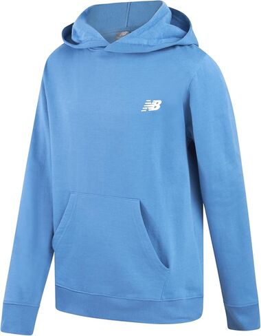 New Balance Boys' Athletic Hoodies - Performance Fleece Pullover Hoodie Sweatshirt with Stylish Back Graphic Print (8-20) in Saudi Arabia