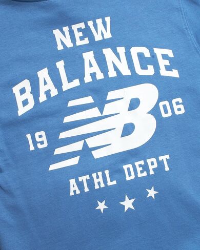 New Balance Boys' Athletic Hoodies - Performance Fleece Pullover Hoodie Sweatshirt with Stylish Back Graphic Print (8-20) in Saudi Arabia