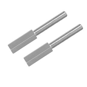 2 Pcs 1290 Shock Extension, Length of Shock Extension is 3", Thread Size 3/8-24 Inch,fits Replace The Vehicle Shock Extenders-Galvanized Rust Prevention Design-QLXAQLX