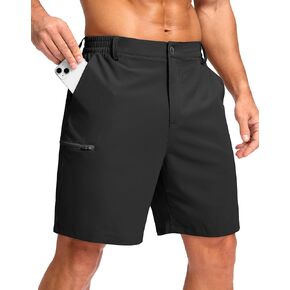 G Gradual Men's Casual Shorts 7"/ 9" Lightweight 4 Pockets Stretch Quick-Dry Summer Shorts for Golf Work Hiking Trips