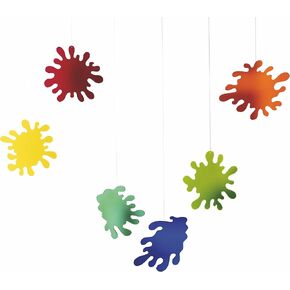 Hopiles Mobiles Splash II معلقة متنقلة - 23 بوصة من البلاستيك