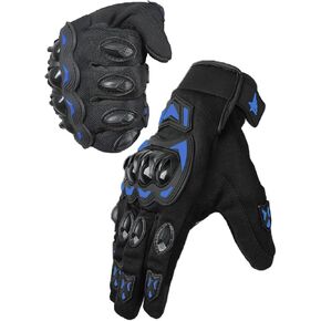 Motorcycle Gloves,Touchscreen Motorbike Gloves with Hard Knuckle Tactical Gloves Riding Gloves Anti-Slip Airsoft Gloves