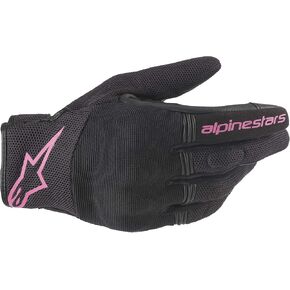 Alpinestars Women's Stella Copper Motorcycle Riding Glove, Black/Fuchsia, M