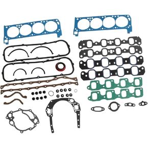 PartsFlow Full Engine Gasket Set for Ford Truck Car V8 351C 351M 400 1970-1982 F400-8 Full Premium Gasket Set for ’70-’74 351C, '75-'81 351M, and '71-'82 400S 5.8L 6.6L Engines OE#260-1014
