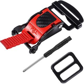Teaaha Helment Quick Freex Buckle Kit ، Fast Helment Association Accessories Fastel Stains Steeldercy Helled Accessories Chin Boxle for D-Ring Celmets ، مناسبة للوجه الكامل ، نصف ، 3/4 خوذات