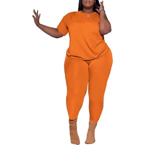 Pinsv Women's Plus Size 2 قطعة مقصات.