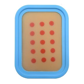 Injection Training Pad Skin-Like Intradermal Practice Skin Model Artificial Hypodermic Injection Trainer Silicone Human Skin for Nurse Medical Student Practice