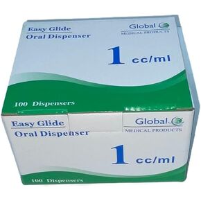 سهلة الانزلاق 1 مل 1cc الحقنة عن طريق الفم ، معقمة ، قبعات ، شملت ، كبيرة للطب عن طريق الفم والرعاية المنزلية ، 50 عدد