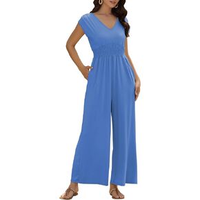 حليصة الصيف Zaful Womens 2025 خصر ذرياء ذرياء ملابس غير رسمية قطعة واحدة مع جيوب