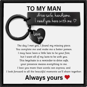Gifts for Him - Anniversary, Fathers Day, Birthday Gifts for Him, Men, Boyfriend, Husband - Keychain for Men
