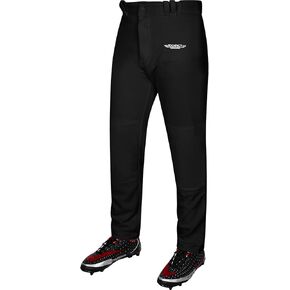 Exxact Sports Home Run Boys Baseball Pants - Full-Length, Semi-Relaxed Fit, Open-Bottom Youth Baseball Pants
