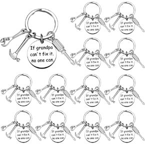 Dad Grandpa Papa Keychains Father's Day Bulk Gifts Birthday Keychain Men's Keyrings Gift