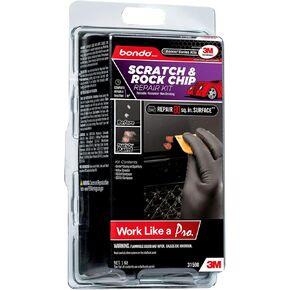 Bondo Scratch & Rock Chip Repair Kit, Paintable - Permanent - Non-Shrinking Repair in Less Than One Hour, 1 Kit