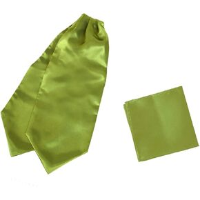 Dan Smith Silk Cravat Tie For Wedding Famliy Shirt Cravat Scarves Pocket-Square Cuff Set