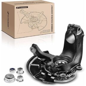 A-Premium Front Left Steering Knuckle & Wheel Bearing Hub Assembly Compatible with Volkswagen Jetta 1999-2005, Golf 2000-2007, Beetle 1999-2010, Beetle Cabrio 2010, Driver Side