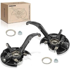 A-Premium Front Left Steering Knuckle & Wheel Bearing Hub Assembly Compatible with Honda Accord 2008-2012 & Acura TSX 2009-2014, Driver Side