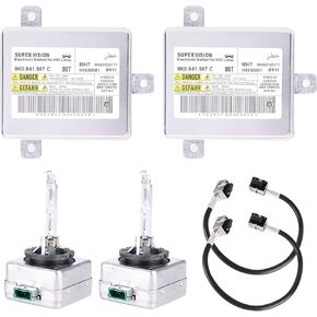 2PCS W003T21971 وحدة التحكم في المصباح HID HID HID مع لمبة D3S متوافقة مع Chrysler 300 2011-2021-استبدال OE BAM92-143700 68170821AA 8K09415977