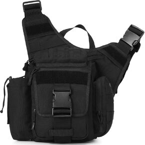 Tactical Messenger Bag Military Army Molle Shoulder Cross Body Edc Satchel Crossbody Side Pack for Men Women 10L